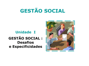 GESTÃO SOCIAL
