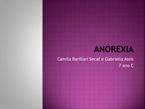 Como é o paciente com anorexia?