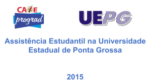 Apresentação do PowerPoint - Universidade Estadual de Ponta
