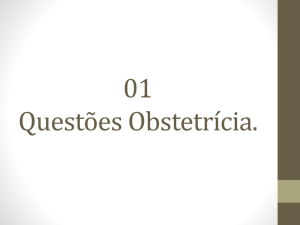 Questões Obstetrícia 1
