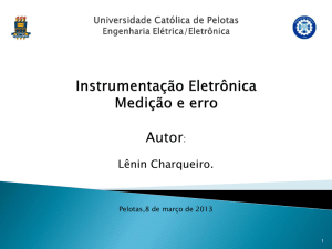 Universidade Católica de Pelotas Engenharia Elétrica/Eletrônica