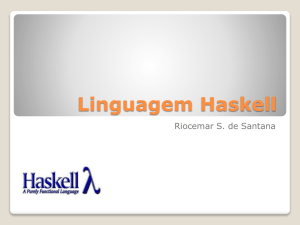 Linguagem Haskell - Programa de Pós
