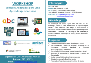 Workshop CRTIC 2014