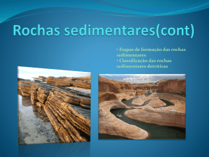 Rochas sedimentares(cont)