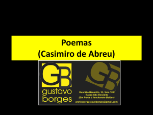 Poemas de Casimiro de Abreu