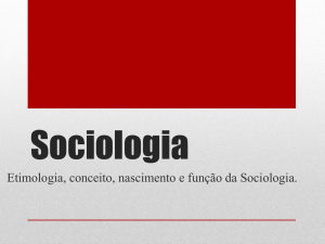 Sociologia - Escola São Jorge