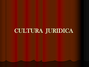CULTURA JUR-ìDICA
