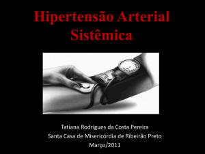 Hipertensão Arterial Sistêmica - Site dos Residentes de Cardiologia