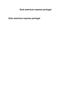 Guia american express portugal Guia american express portugal
