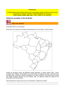 Influência européia no Sul do Brasil