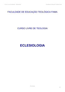 Eclesiologia.