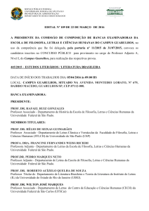 445/2015 - Docente - Estudos Literários/Lit. Brasil