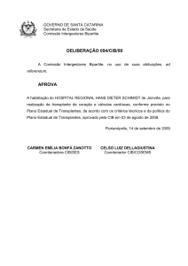 1 GOVERNO DE SANTA CATARINA Secretaria de Estado da Saúde