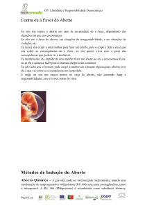 Contra ou a Favor do Aborto - Pradigital-PauloLuz