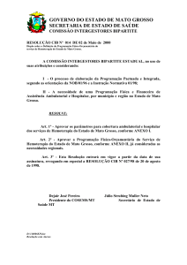 014 - Secretaria de Estado de Saúde de Mato Grosso