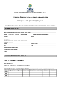 versão 2 - Autoridade Brasileira de Controle de Dopagem