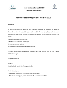 Relatório de 2009/05 - PUC-Rio