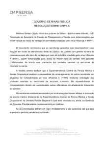 GOVERNO DE MINAS PUBLICA