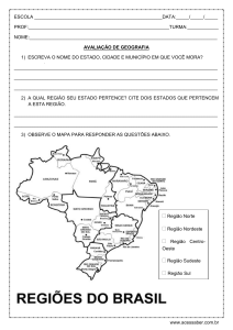 geografia do Brasil e localização espacial (A)- 4º ano