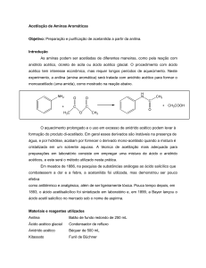 Acetilação de Aminas Aromáticas - FTP da PUC