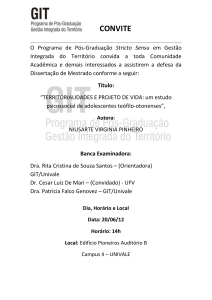 Convite Dissertação de Mestrado NIUSARTE VIRGINIA PINHEIRO