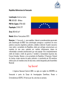 República Bolivariana da Venezuela Localização