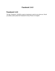 Facebook 3.4.0 Facebook 3.4.0 The app “Facebook”  is