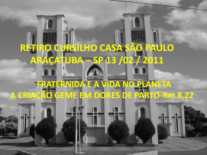 Slide 1 - MCC da Diocese de Araçatuba
