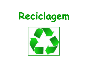 Reciclagem - Blog da Educação Digital