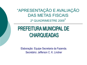 resultado nominal - Prefeitura de Charqueadas