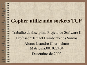 Gopher utilizando sockets TCP - PUC-Rio