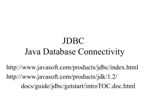JDBC - PUCPR