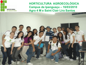 Slide 1 - Agroecologia IFRN