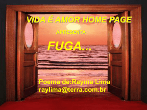 Slide 1 - VIDA É AMOR HOME PAGE