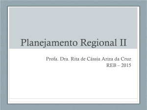 Planejamento Regional II