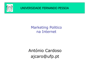 PowerPoint Presentation - Universidade Fernando Pessoa