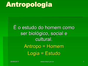 Antropologia - nilson.pro.br