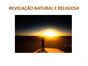3.revelação natural e religiosa