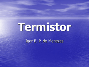 Termistor - DEE