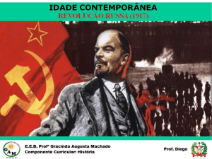 Idade Contemporânea – Revolução Russa