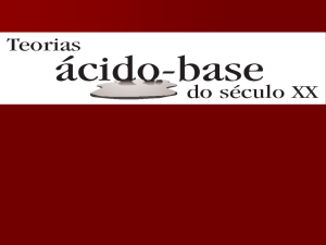 Teorias ácido-base do século XX