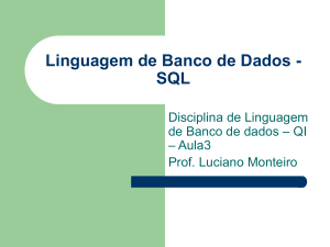Aula 3 - Prof. Luciano Monteiro