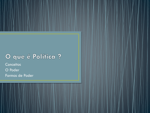 O que é Política ?