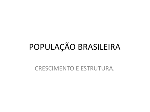 POPULAÇÃO BRASILEIRA