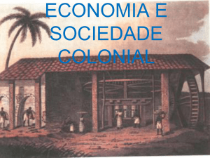 economia colonial - Liceu Albert Sabin