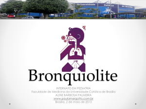 Bronquiolite - Paulo Margotto