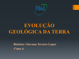 evolução geológica da terra