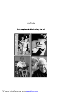 Estratégias de Marketing Social