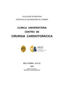 Relatório 2010 - Universidade de Coimbra