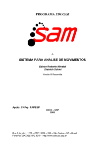 Manual SAM - Versão resumida